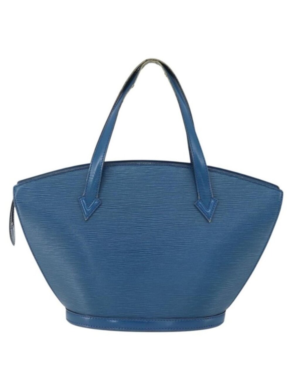 Authentic LOUIS VUITTON Epi Saint Jacques Shoulder Bag Blue M52275 LV - Picture 9 of 16